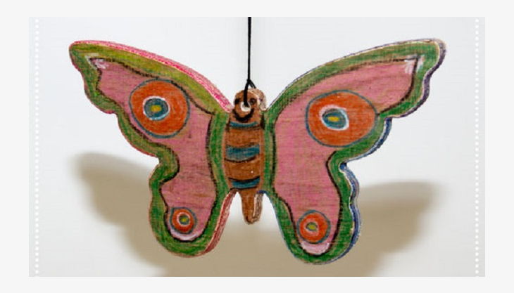 bastel könig schmetterling