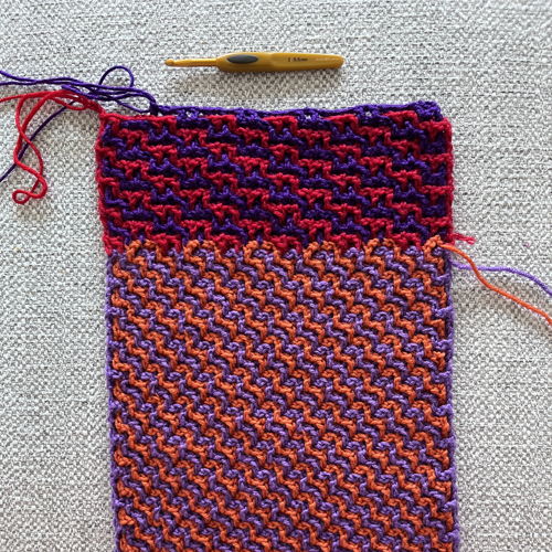 Crochet pattern shawl April from teacher Sas