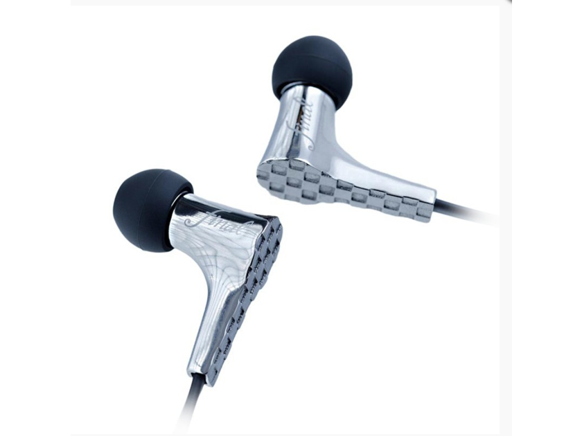 Final Audio Design Lab 1 In-Ear Stereo Headphones; Titanium (new) (11395)