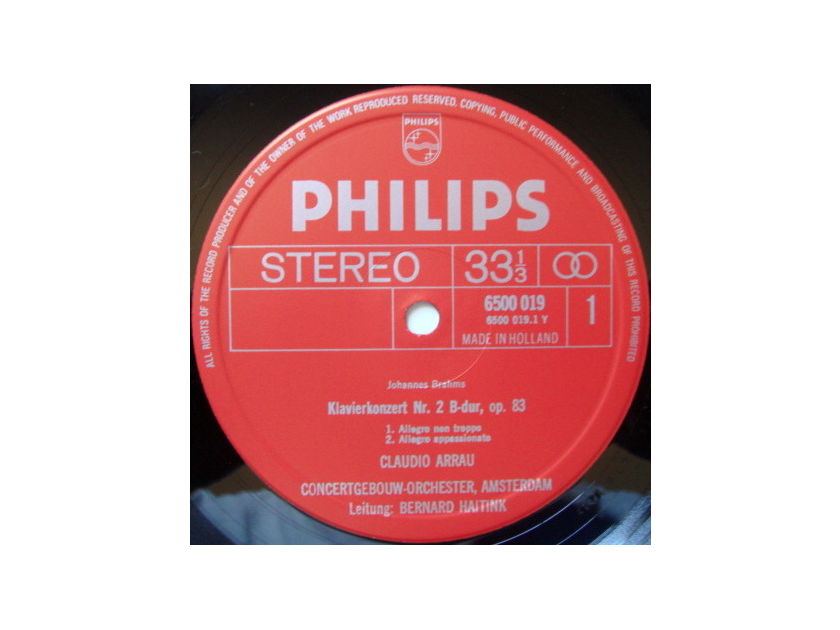Philips / ARRAU-HAITINK, - Brahms Piano Concertos No.1 & 2, NM, 2LP Box Set!