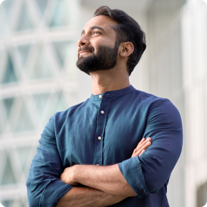Man standing outdoors