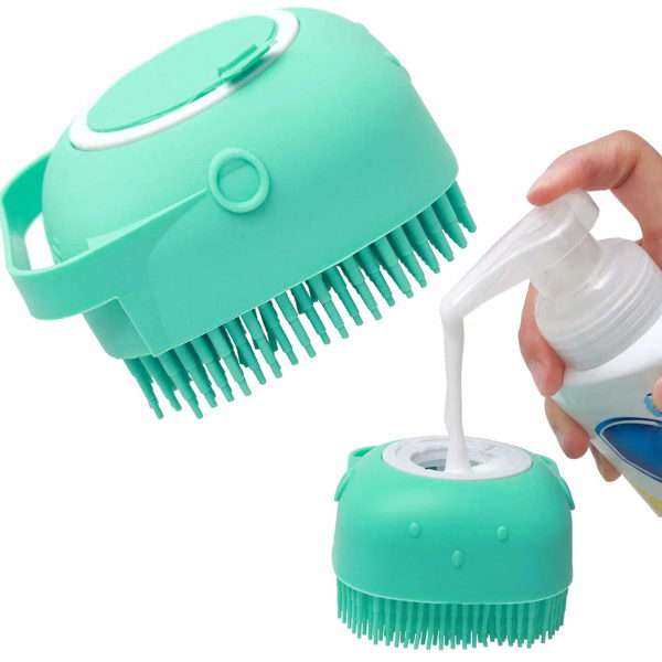 Pet Dog Shampoo Massager Brush Cat Massage Comb Grooming Scrubber Shower Brush - Image 7