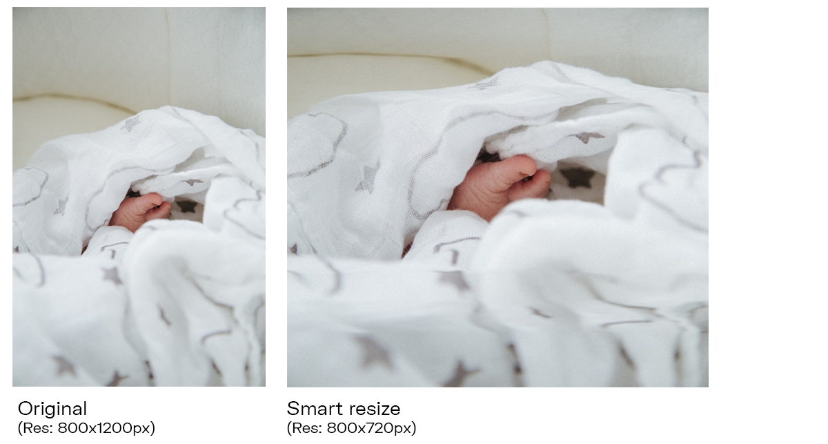 Apply smart crop to turn a rectangular image into a square one Apply smart crop to turn a rectangular image into a square one