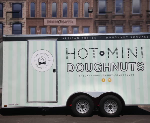 Vinyl Vehicle Wraps - The Dapper Doughnut Food Truck Wrap