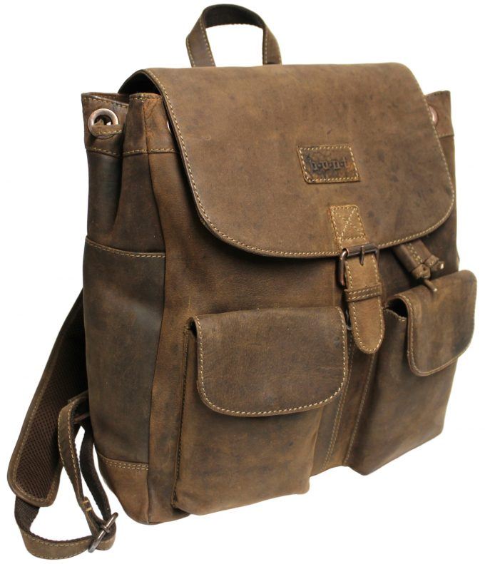 Quality Full Grain Leather Back Pack - Image 3