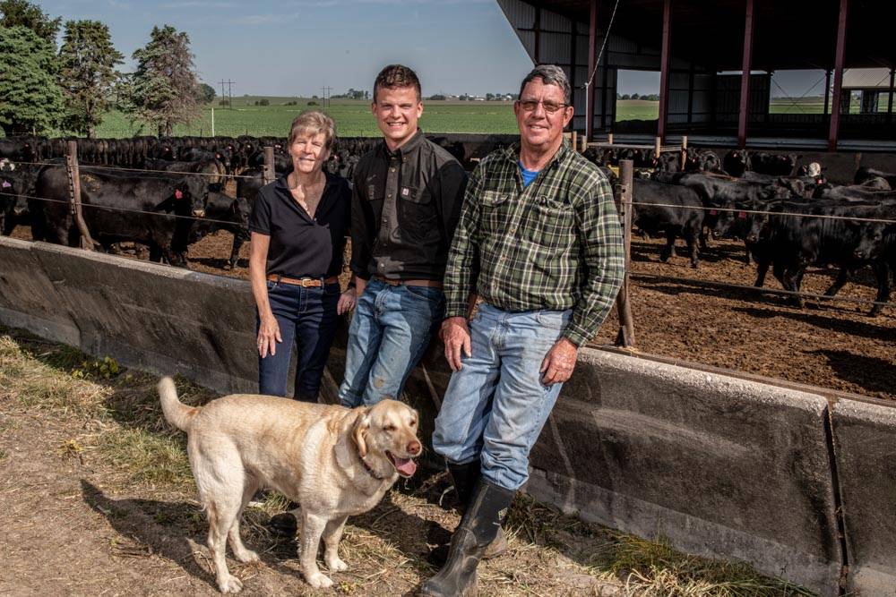 Tait Wilson and the Wilson Family from Clinton, Iowa produces incredibly tender, flavorful Certified ONYA® beef for BetterFed Beef. 100% American Beef locally raised in Midwest America. 