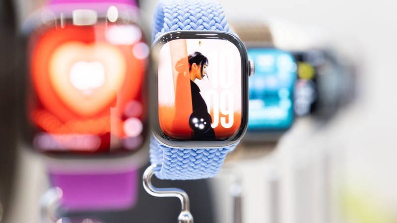 Image may contain: Wristwatch, Computer Hardware, Electronics, Hardware, Monitor, Screen, Arm, Body Part, Person, and Adult