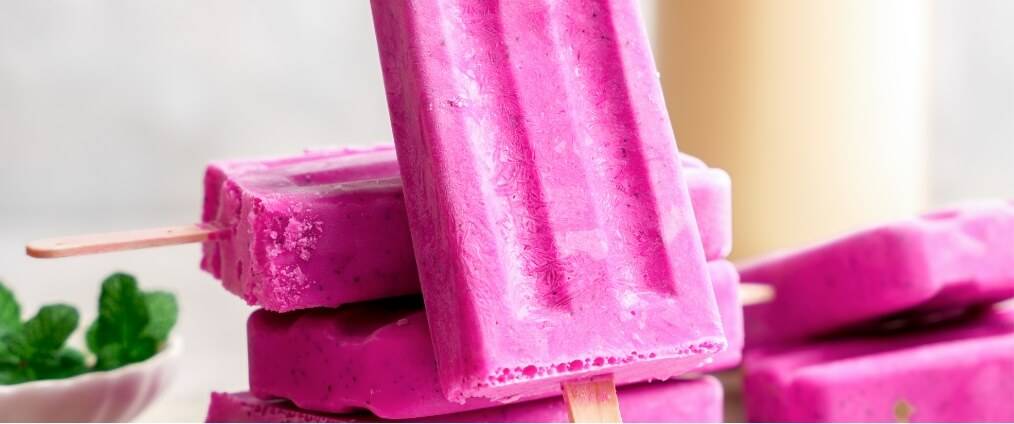 Dragon Fruit Coconut Popsicles - PREBIOTIC SuperShot