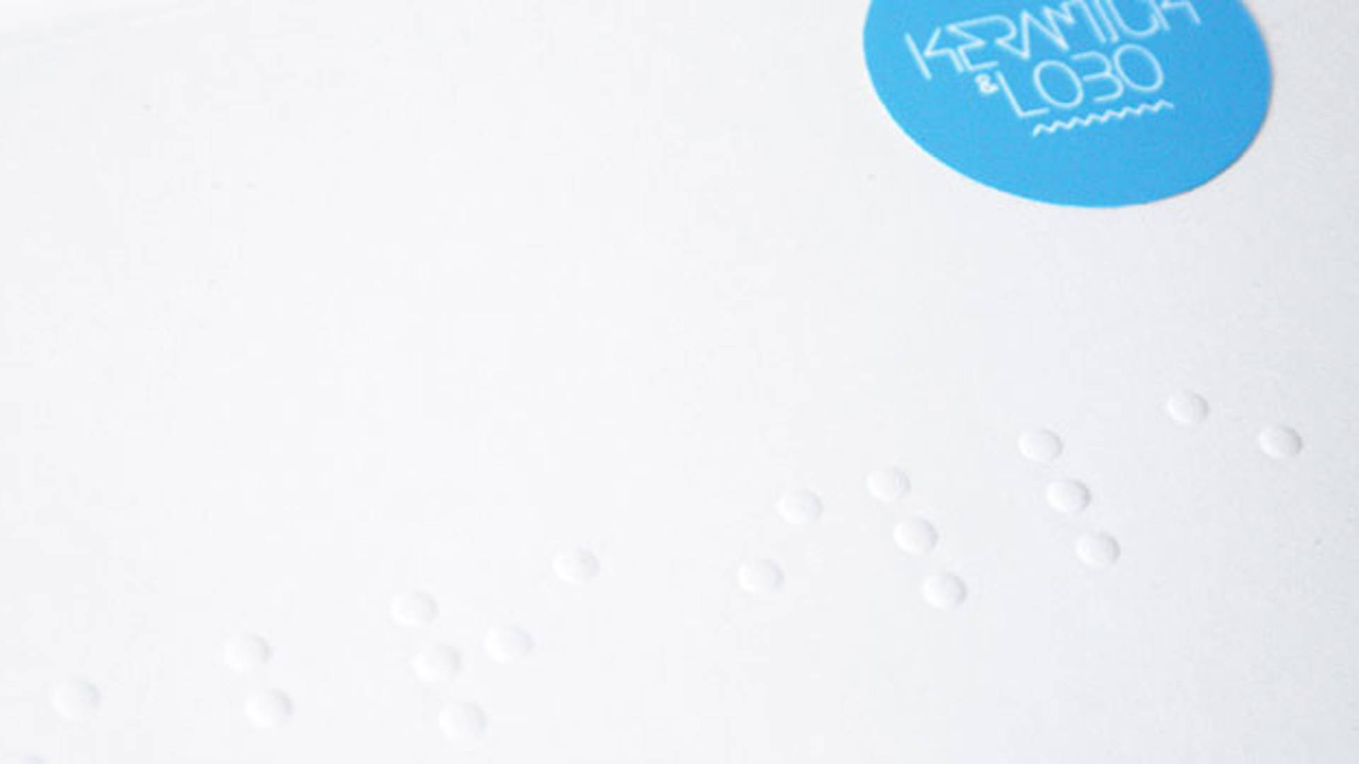 Keramick & Lobo: The Braille CD | Dieline - Design, Branding ...