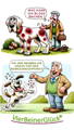 Cartoon: VierBeinerGlück Drops für den Bewegungsapparat des Hundes