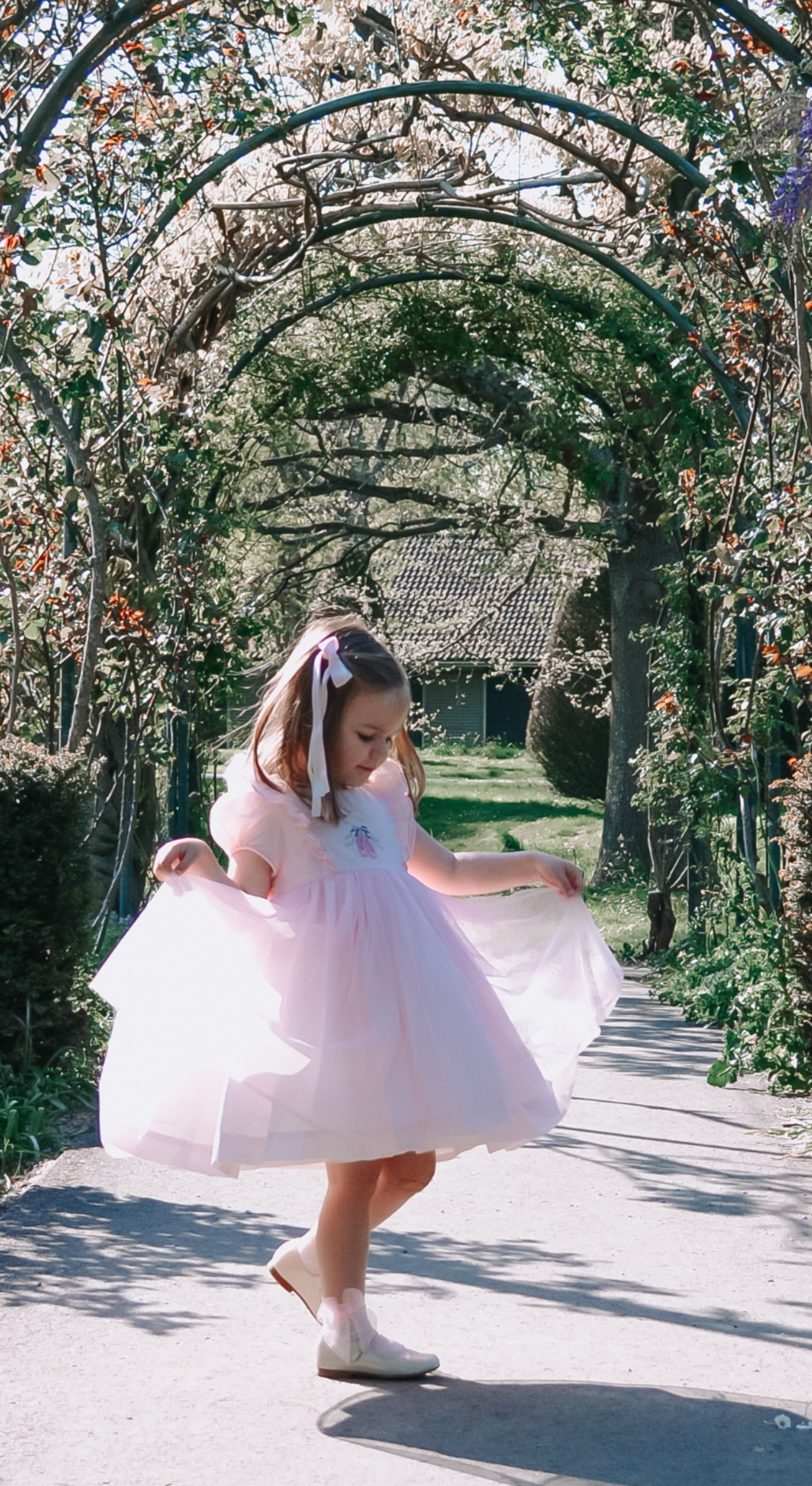 Pink dance recital dress