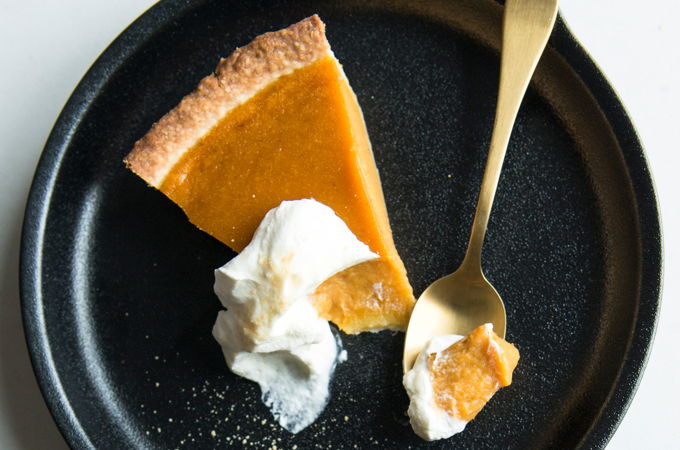Tarte à la citrouille et à l'érable