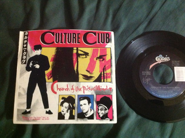Culture Club - Church Of The Poison Mind 45 With Sleeve
