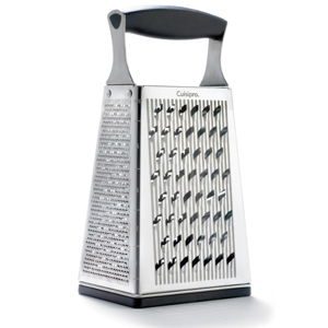 Cuisipro 4 Sided Box Grater, Regular, Stainless Steel
