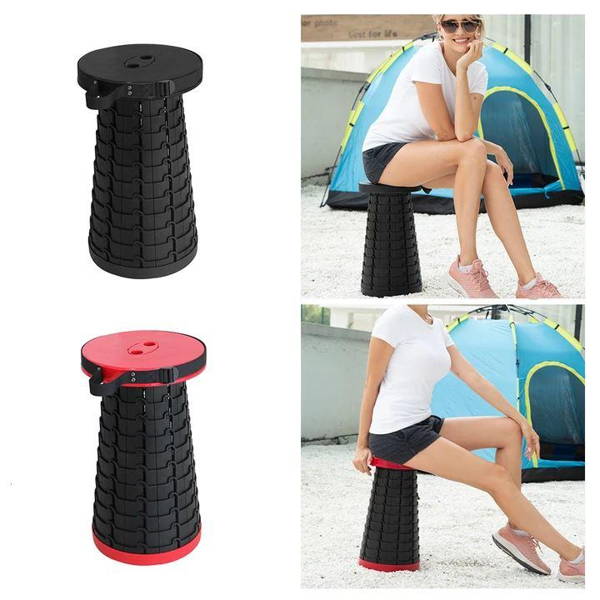 Ultra lightweight retractable stool