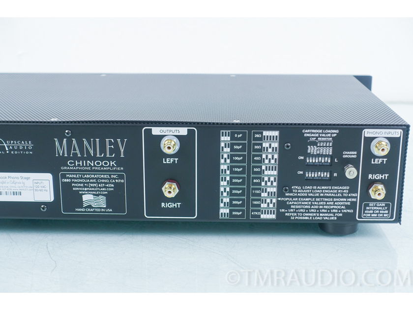 Manley Chinook Phono Preamplifier;  Upscale Audio Special Edition (9051)