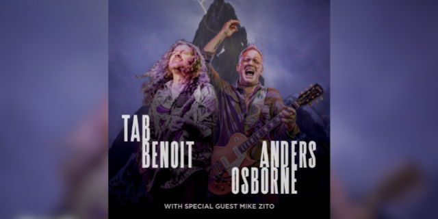 Tab Benoit & Anders Osborne with special guest Mike Zito Band at Elevation 27 promotional image
