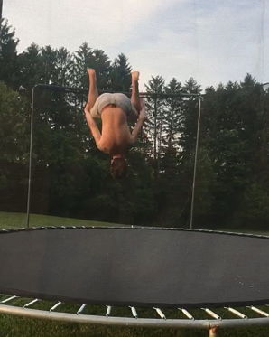 How To Gainer On A Trampoline Flips Tricks Riders