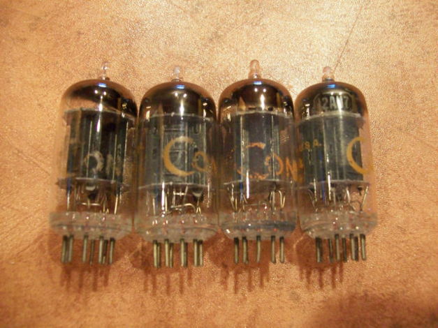 Rca black plate 12au7 Matched quad great tubes must see