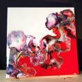 Glamorous RED Fluid Art Tutorial Acrylic Pouring by Olga Soby Glamorous RED Fluid Art Tutorial Acrylic Pouring by Olga Soby