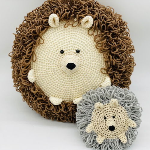 Crochet Hedgehog Pillow Pattern