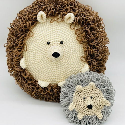 Crochet Hedgehog Pillow Pattern