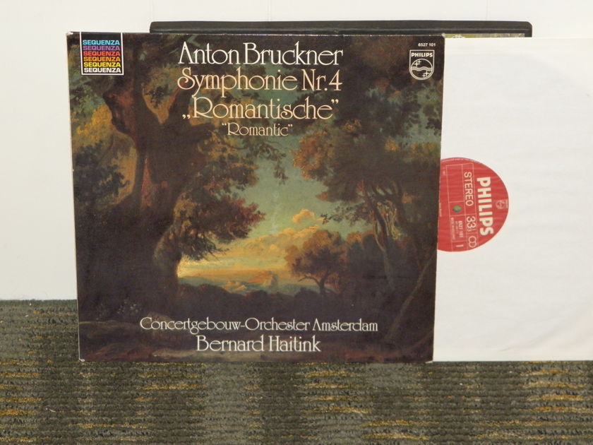 Bernard Haitink/Concertgebouw Orchestra Amsterdam - Bruckner Symphony No. 4 "Romantic" Philips Import Pressing 6527 101 Holland