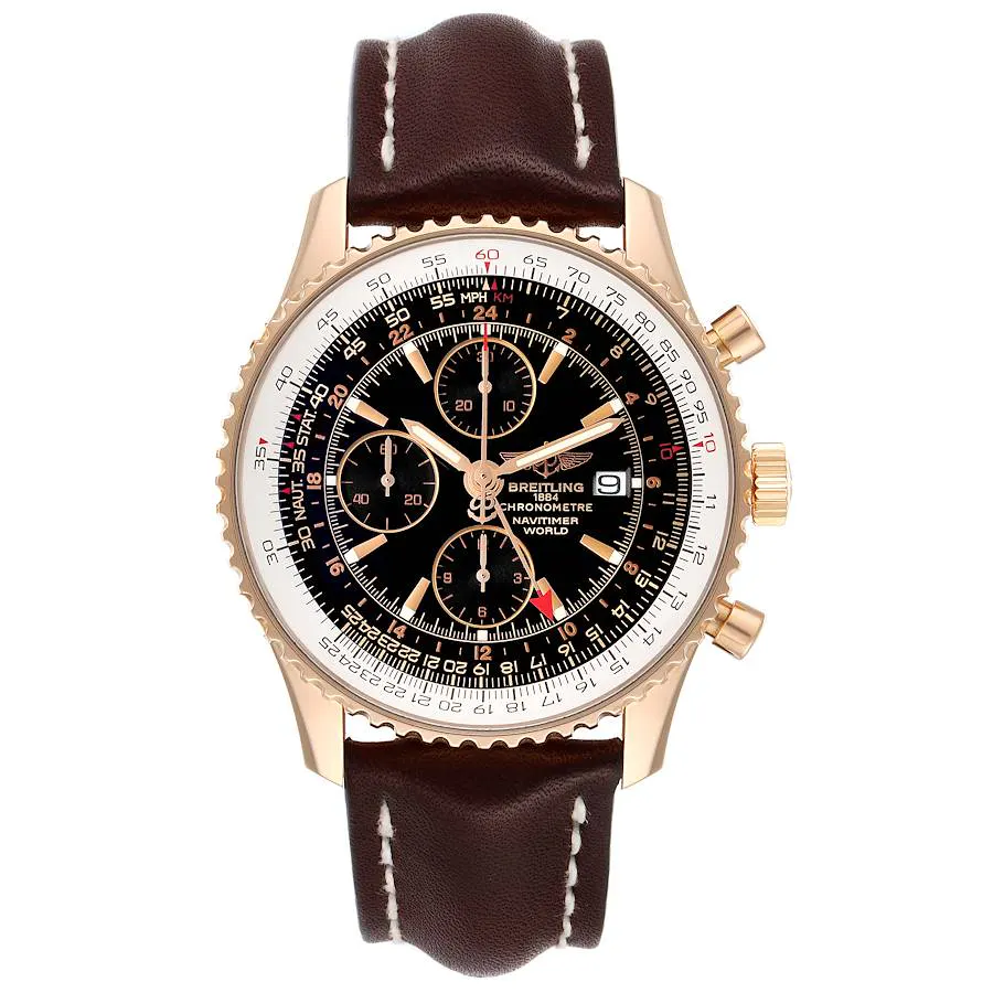 Breitling Navitimer World H24322 Box and Papers 2009, image 1
