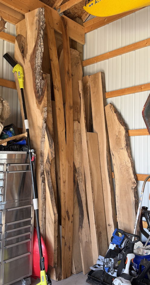 Historic Michigan White Oak Live-Edge Lumber & Slabs - Documented ...