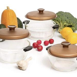 Moss & Stone 3-Piece Clear Glass Baking Dish