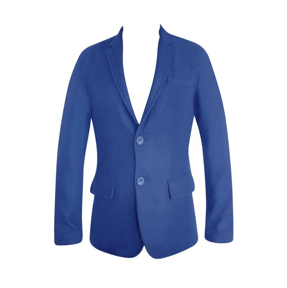 CANBERRA - Blue WOOL AND CASHMERE