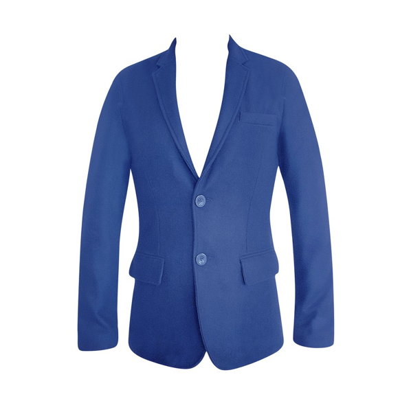 CANBERRA - Blue WOOL AND CASHMERE
