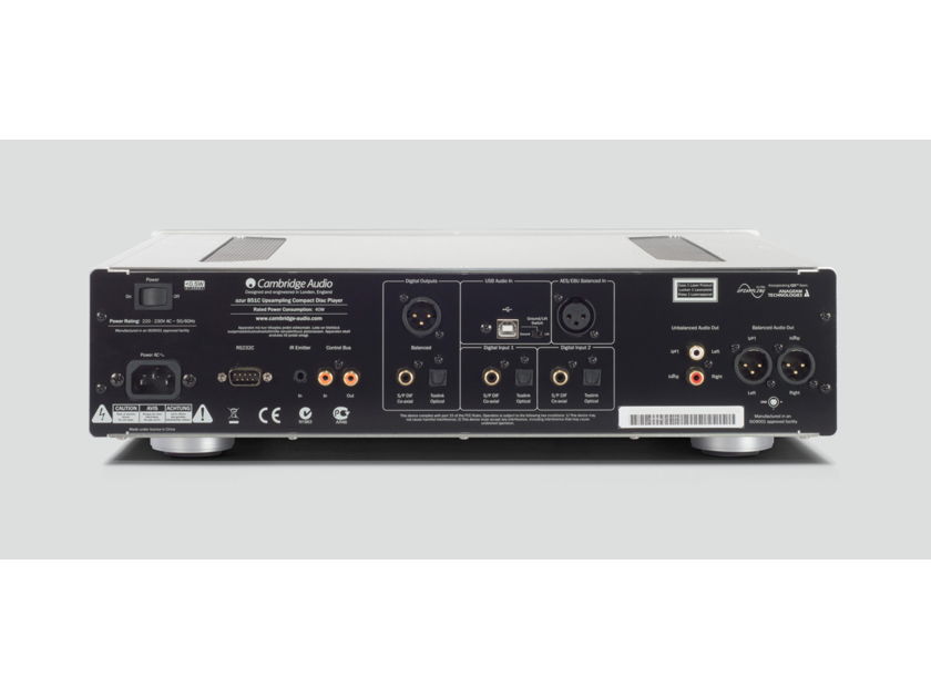 CAMBRIDGE AUDIO Azur 851C Flagship Upsampling DAC/CD Player & Preamp (Silver) – Excellent Condition DEMO; Full Warranty; 45% Off