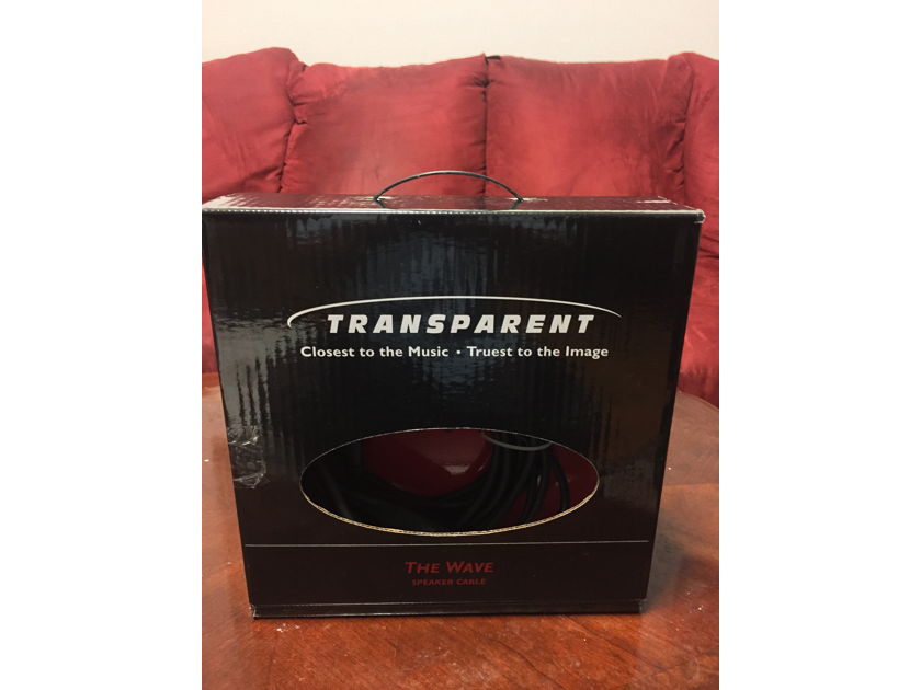 Transparent  The Wave Speaker Cable (New)