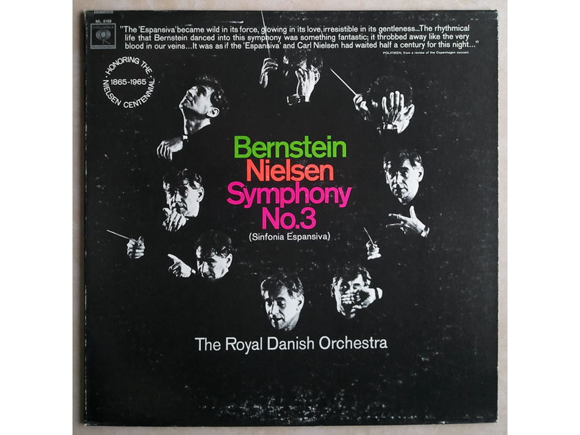 COLUMBIA 2-EYE/Bernstein/NIELSEN - Symphony No. 3 Sinfonia Espansiva / NM