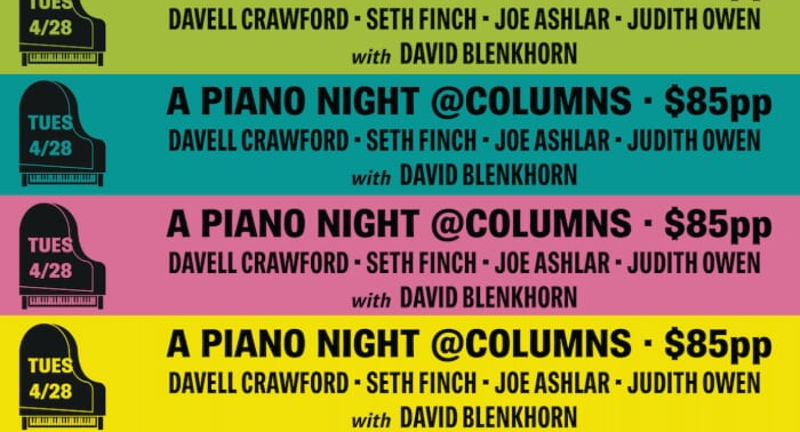 Piano Groove - @ The Columns - NOLA