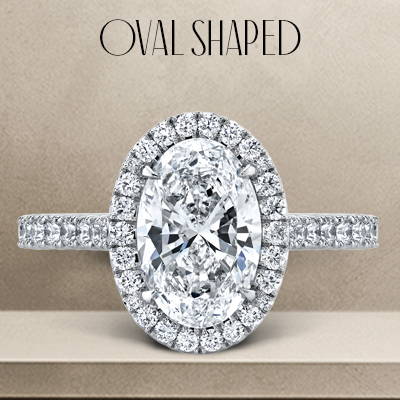 oval shaped diamond rings