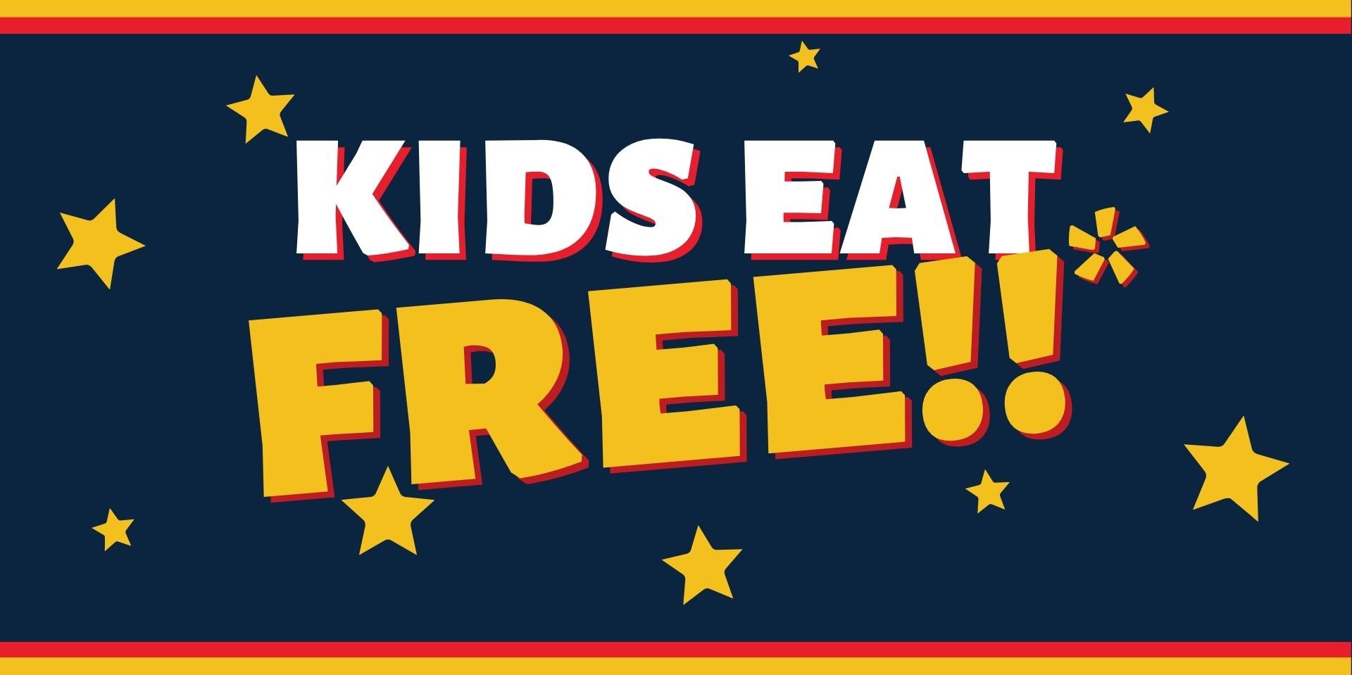 Kids Eat FREE* Mondays! promotional image
