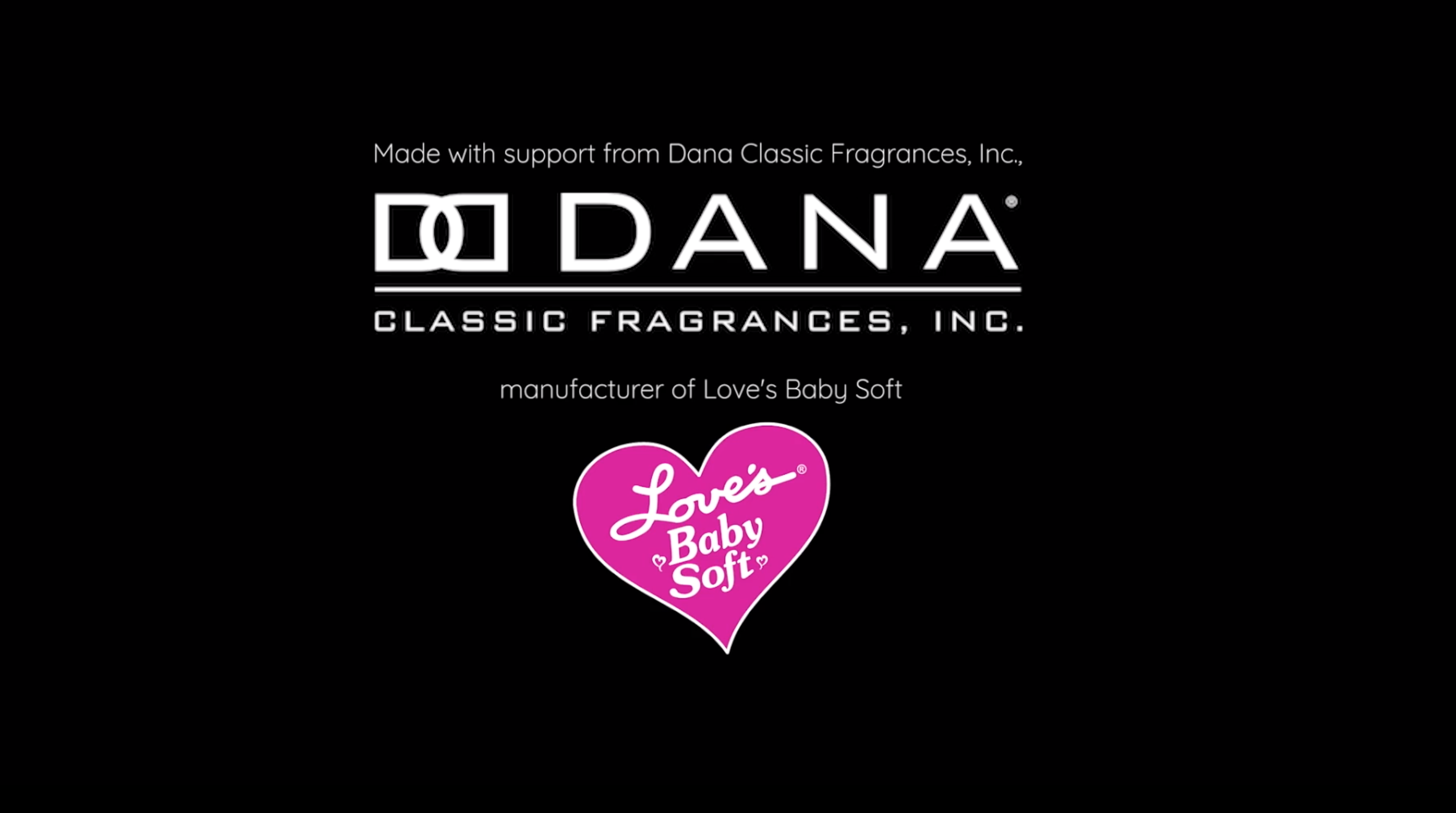 Dana Fragrances logo and Love's Baby Soft Heart Logo