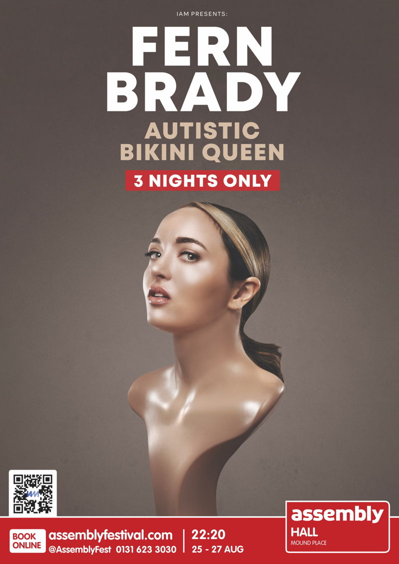 The poster for Fern Brady: Autistic Bikini Queen