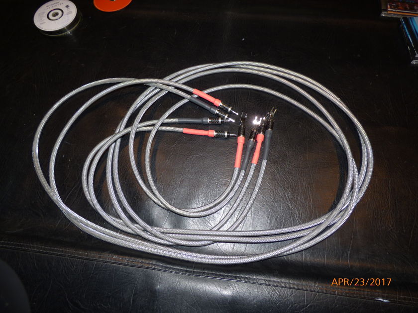 $10,000 Speaker Cables For $1350 8' Nuclear Systems Cable W/Carbon Fiber Furutech New Audiogon Name Old Seller