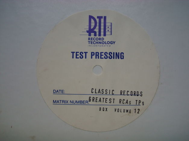 Classic Records Test Pressings  Box Set #12 10 Classica...