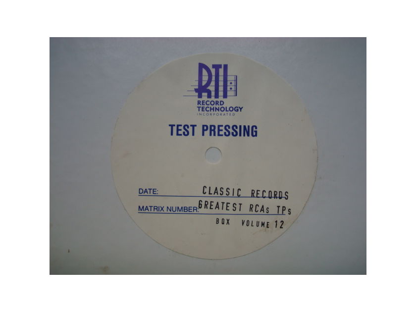 Classic Records Test Pressings  Box Set #12 10 Classical LPs