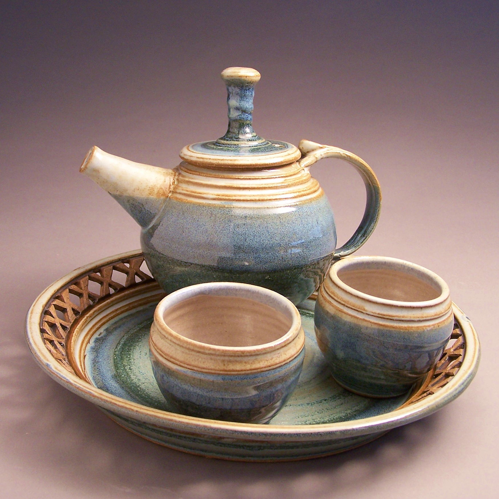Teapots Stoneware Pottery by David Berg