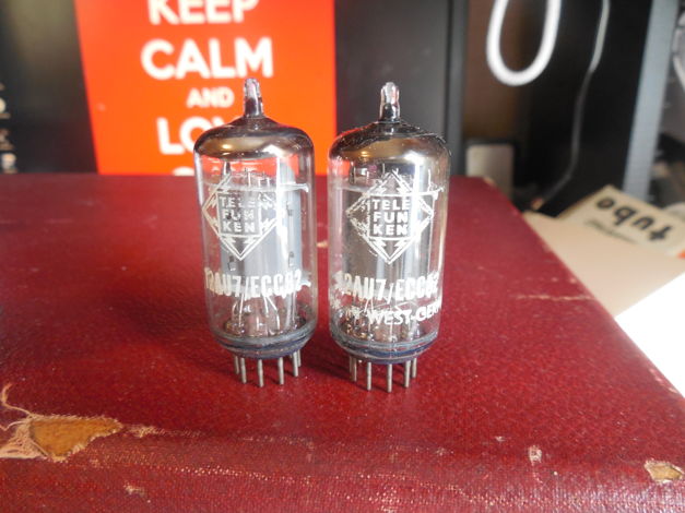 2 TIGHTLY MATCHED TESTED LIKE NEW TELEFUNKEN SMOOTH PLA...