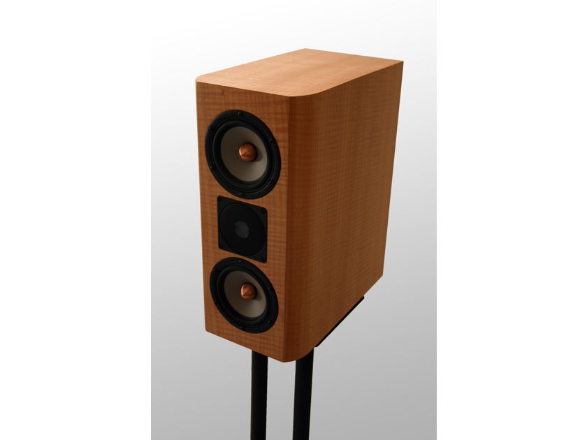Clearwave Loudspeaker Design --Symphonia Mini-- Mini Monitor with Seas W12CY X 2 and 1" Accuton