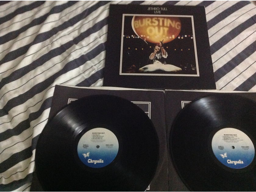 Jethro Tull - Bursting Out 2LP Set Chrysalis Records All Analog Vinyl NM
