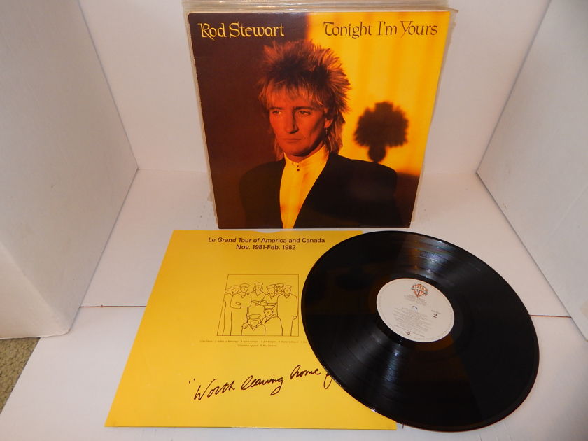 Rod Stewart  - Tonight I'm Yours 1981 Warner BSK 3610 Precision Lacquer & Sleeve NM LP