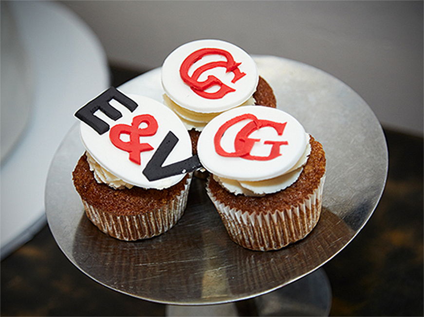  Vilamoura / Algarve
- Cupcakes with the logo of Engel & Völkers and GG Magazine.