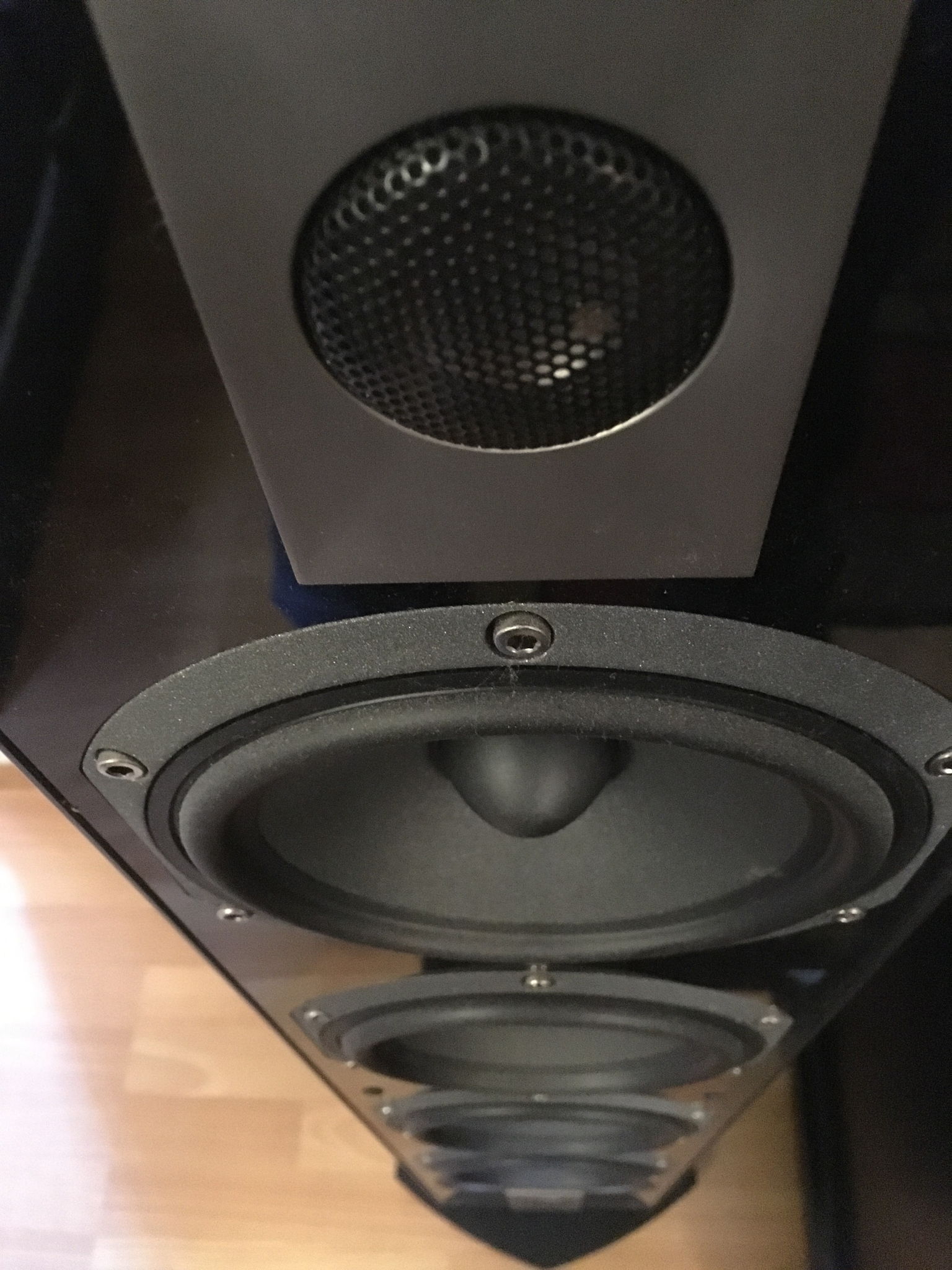 Close up of speaker